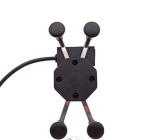 5V 2.5A Motorcycle Cell Phone Holder , Handlebar Dirt Bike Cell Phone Mount
