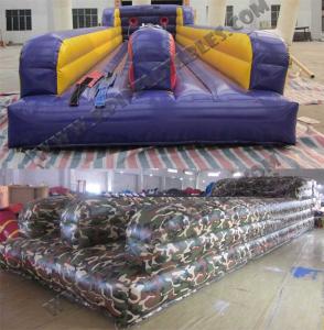 Quality Camouflage Bungee run,,inflatable active sport game KSP063 wholesale