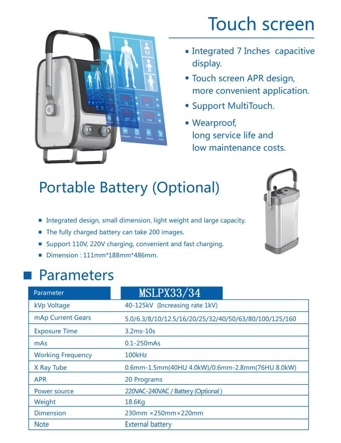 Best Sell Portable X-ray Machine Digital Digital Portable X Ray Machine