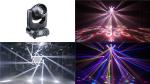 150Watt Moving Head Stage Lights For Club / Two Color Wheel Beam Led Wash Light