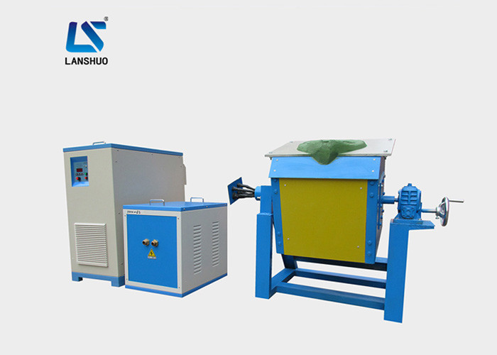 IGBT 10kg 20kg 30kg 50kg 100kg 150kg Copper Iron Scraps Smelting Tilting Induction Melting Furnace