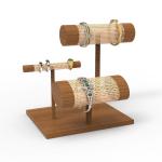 Countertop Wooden Bracelet Stand Luxury Wooden Jewelry Display Stand