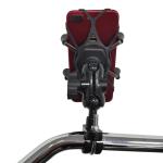 CE Waterproof X Claw Motorcycle Phone Mount 360d Rotable 0.45KG