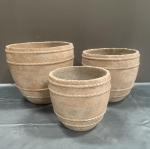 Hand Carved Quadrate GRC Planter Pots For Indoor Outdoor Garden And Home Indoor