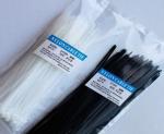Self Locking PA66 Nylon Tie Wraps White / Black Heat Resisting