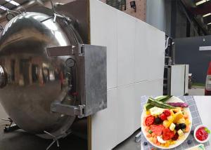 Quality OEM ODM Food Vacuum Freeze Dryer PLC Control 500kg/Batch wholesale
