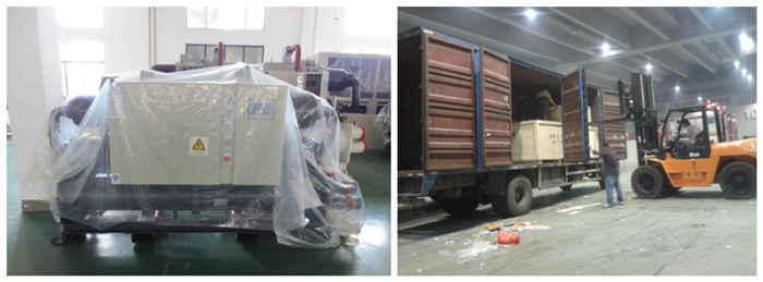 130ton Industrial Water Cooled Wide Application Screw Chiller