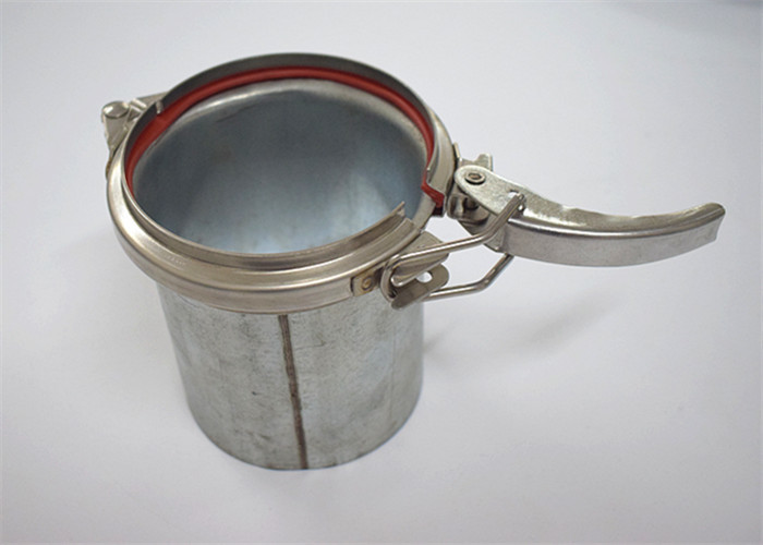 Roll Stamping Quick Release Pipe Clamp Galvanized With 80mm ~ 600mm Diameter