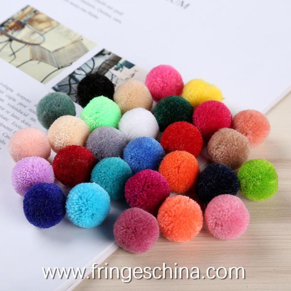 Wholesale Colorful DIY Multicolored Pom Pom Ball For Hat Costume Christmas