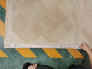 Quality unfinished versailles oak engineered panels with internal bevels wholesale