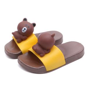 Quality Cute Kids Non Slip Slippers Cartoon Bath Slippers OEM / ODM Accepted wholesale