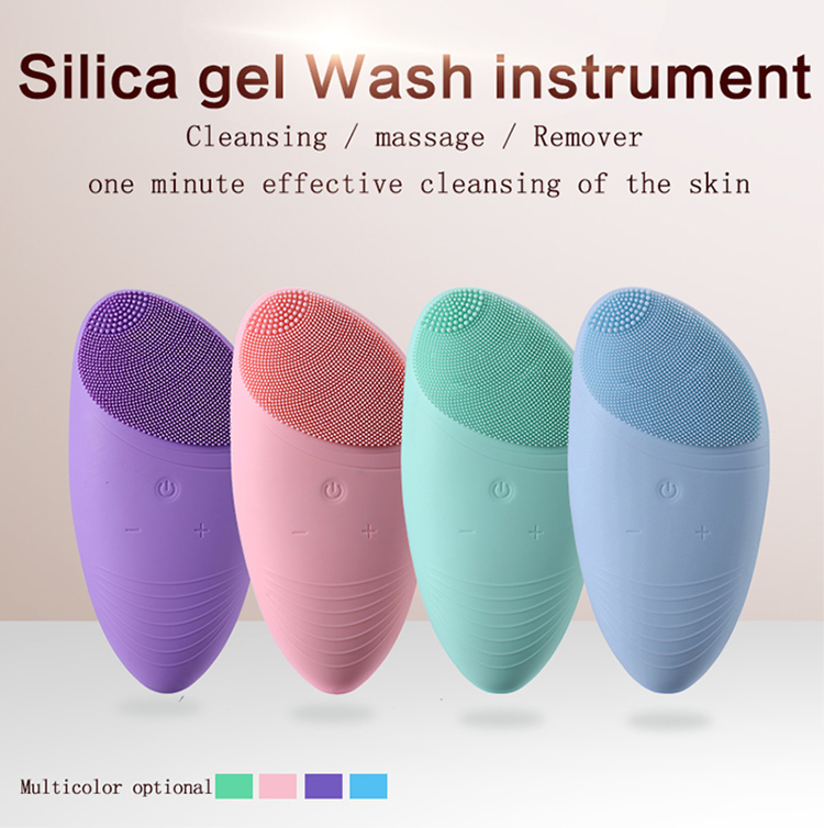 75 G Rechargeable Facial Cleansing Brush , DC 3.7V Face Exfoliator Brush