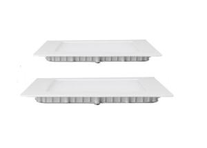Quality 12 Watt Led Slim Panel Light Aluminum White Housing Ce 960lm For Supermarket wholesale
