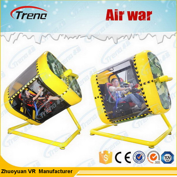720 Degree Rotating Cockpit Flight Simulator Machine Experience Exciting Shooting Game