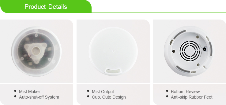 New White PP Materials Hotel 100ML Electronic Aroma Diffuser Air Humidifier