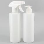 Customized HDPE 400ml Lotion Cosmetic Shampoo Bottle
