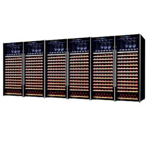 Quality 110 bottles Blue LED Wine Cellar Fridge wholesale