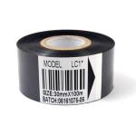 Black Plastic Hot Foil Ribbon 25mm 30mm 35mm For Expiry Date Printer