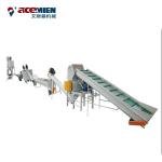Waste Plastic Recycling Washing Line High Automation Level Bulk Density 0.3G/CM3