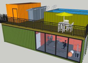 Quality 40gp Multifunctional Modular Shipping Container House Prefabricated Combined wholesale