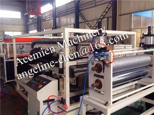 Quality High capacity, low cost,plastic PVC encaustic roof tile roofing panel board extrusion forming machine production line wholesale