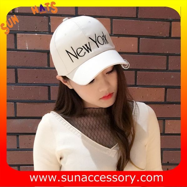 QF17041 trendy fashion girls baseball cap, OEM and ODM cap factory wholesale
