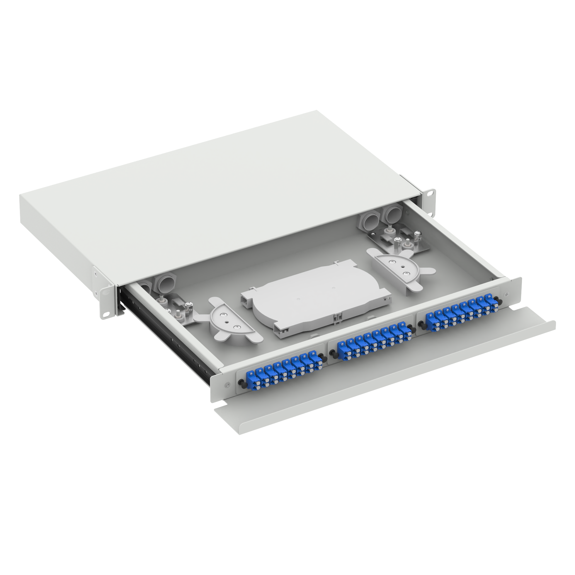 5 LC Type 1U 48 Port Optic Fiber Distribution Patchpanel for FTTX LC Connector Type