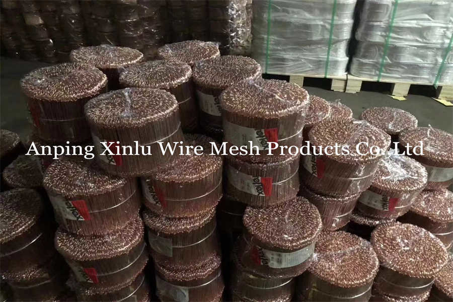 2500pcs bundle of Black annealed tie wire Building PVC Coated 18GA 5000pcs 550mpa Copper Loop Tie Wire