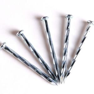 Quality Length 15mm Concrete Nails Grooved Shank 45# 55# Steel Material wholesale