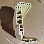Composite Hollow Waterproof Bathroom Door Frame PVC Laminted