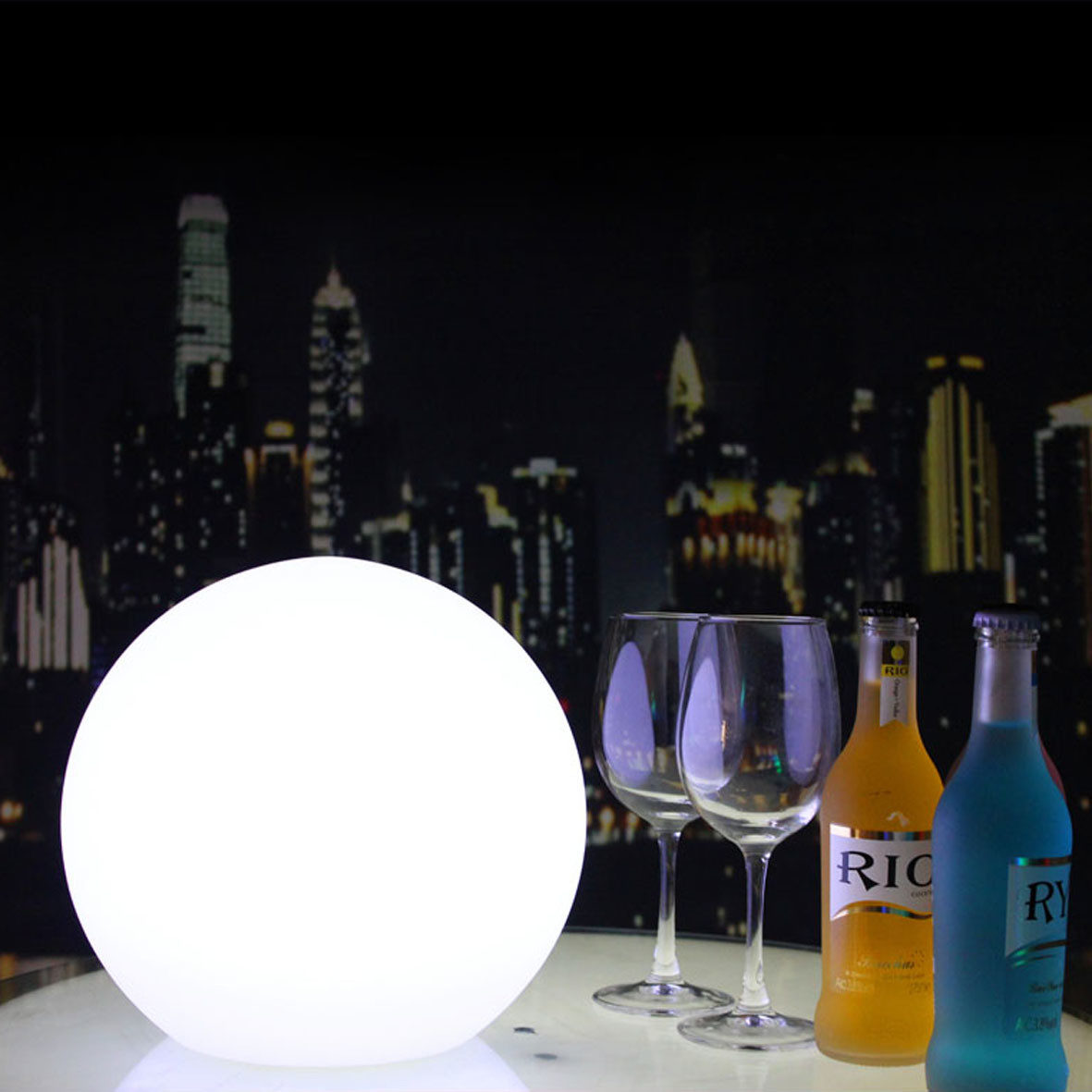 Remote Control Luminous Globe Glow Ball Light 3W Energy Saving