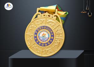 Quality Sport Events Medal With 3D Effect Players Along The Rim wholesale