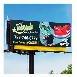 Quality Outdoor Waterproof Fixed Installation Electronic Led Advertising Screen Full Color wholesale