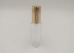 Square 10ml Travel Perfume Bottle , Refillable Perfume Atomiser Transparent
