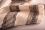 Grey And Pink Ladies Striped Sweaters 100% Acrylic Soft Touch