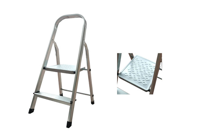 Convenient Aluminum Step Ladder Compact Design 2 Steps For Secure Climb