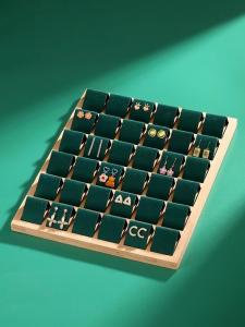 Quality 36 24 12 Inserts Luxury Jewelry Earring Display Tray 245*160*45mm wholesale