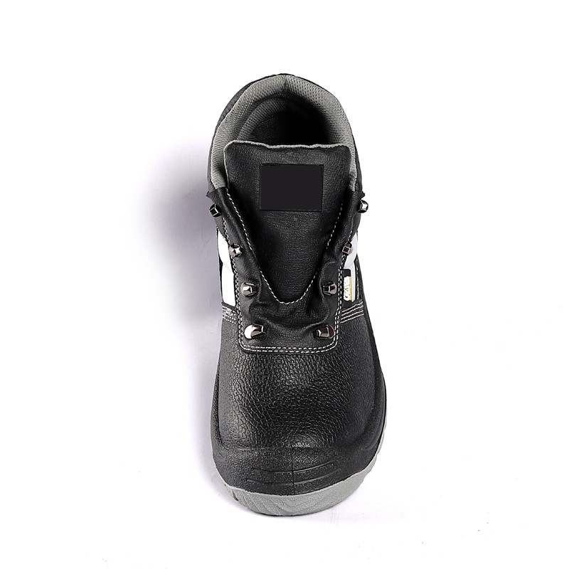 Steel Toe Men'S Women Construction Site Safety Shoes Genuine Leather Strong Insoles Work Boots
