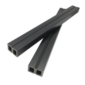 Quality 50x30mm WPC Decking Accessories Black Joists Recycled Plastic Commercial wholesale