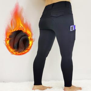 Quality Belt Loop Horse Riding Compression Pants Polyester Winter Riding Breeches Full Seat wholesale