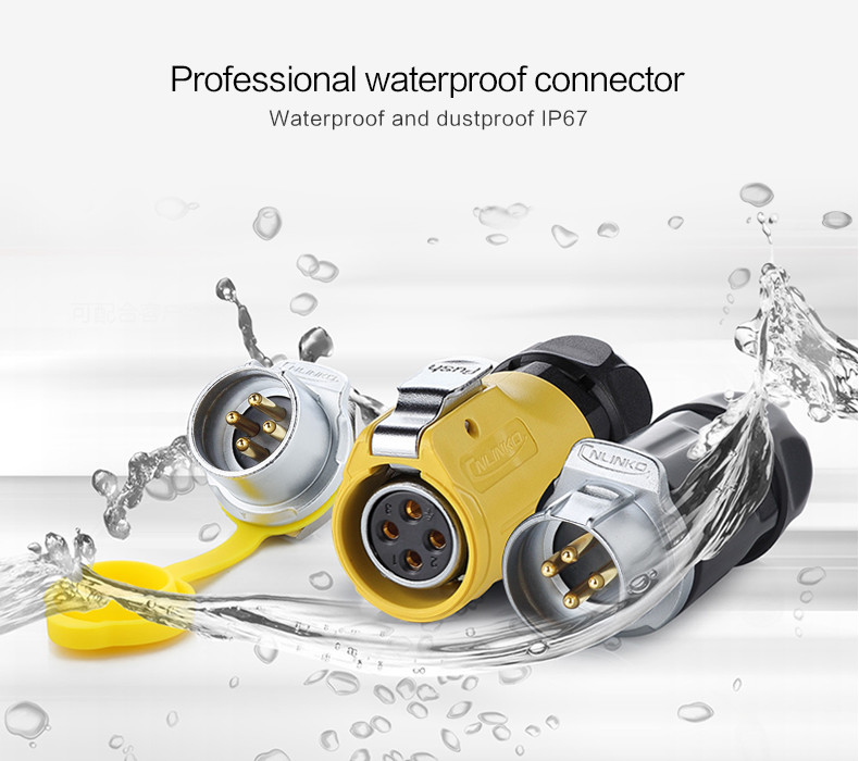 China Factory IP67 M20 Waterproof Audio Jack Plug Sockets 12 Wires Quick Panel Mount Safe Lock Connector for Signal