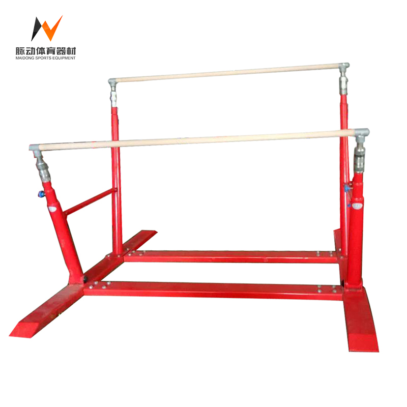 Customizable Children's Red Outdoor Uneven Bars for Active Playgrounds and Parks
