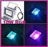 China led flood light RGB 20w Outdoor waterproof colorful aluminum long bright long life landscape architectural decorative on sale