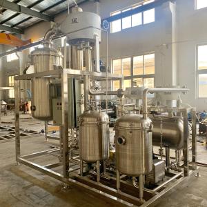Quality Falling Film 10-100kw Single Effect Evaporator For Gelatin Production Vacuum Evaporation wholesale