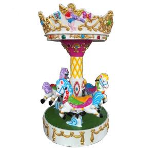 Quality Indoor Playground Kids Arcade Machine Soft Play Carousel Rides 280KG Weight wholesale