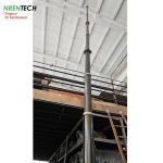 10m non-lockable pneumatic telescopic mast 70kg payloads-2m closed height