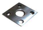 SCH40 PN400 Rectangular 4 Bolt Forged Steel Flanges , Hydraulic Square Flanges