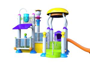 Quality Children Water Park Products , Water Pad Parks For Kids Outdoor Playground wholesale