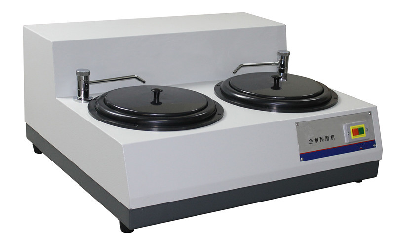 2 Discs 500 R / Min Metallographic Sample Preparation Equipment For Grinding
