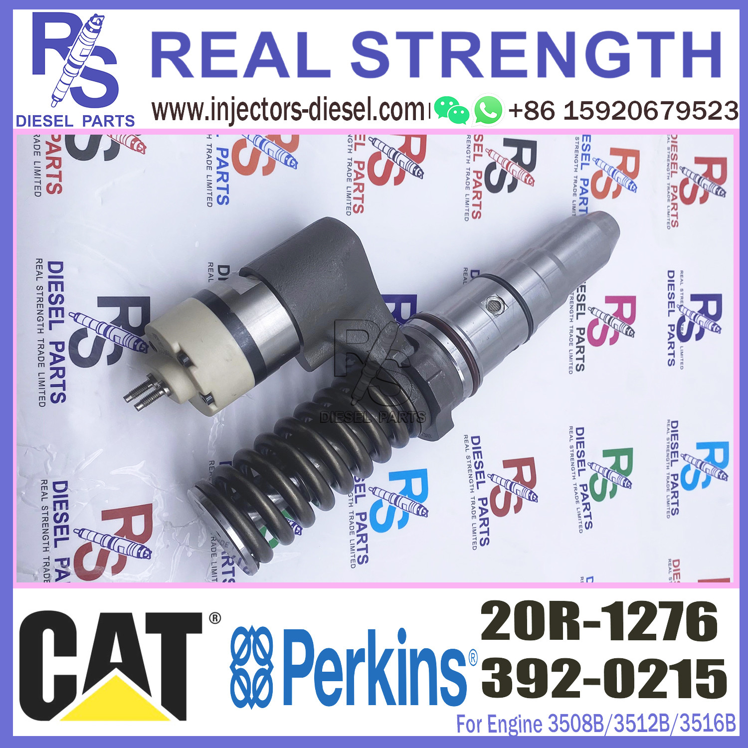 Common Rail Control Valve Injector Valve Common Rail Injector for 3508B/3512B/3516B 392-0215 20R-1276